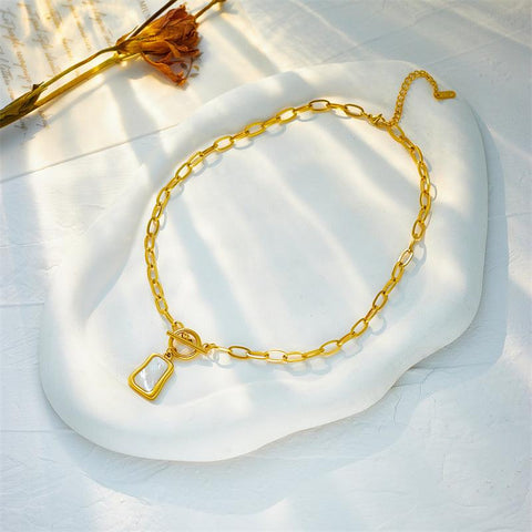 Toggle Necklace - Gold Plated - Yacine & Me