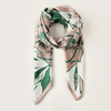Elegant Printed Satin Silk Scarf - Yacine & Me