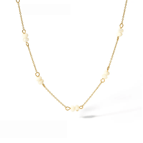 Beaded Necklace - Gold Plated - Yacine & Me