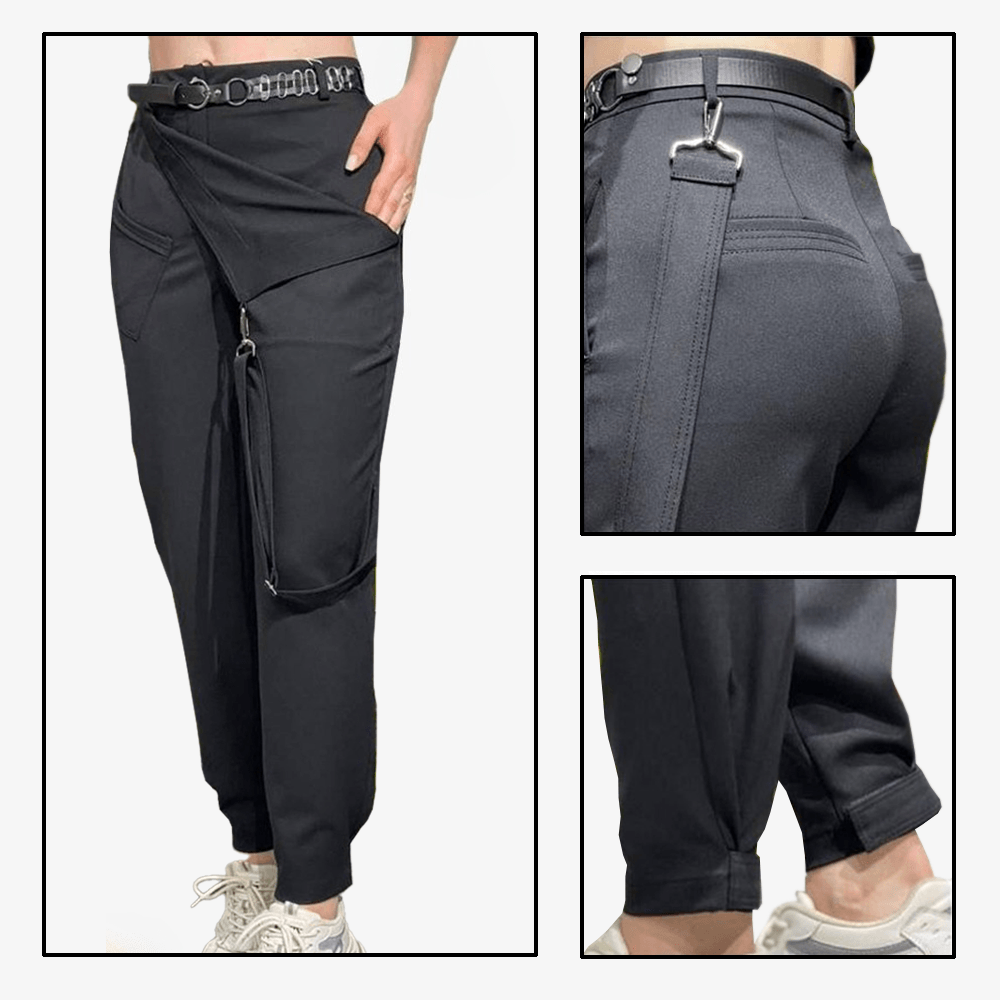 Front Pocket Fold Trousers - Yacine & Me